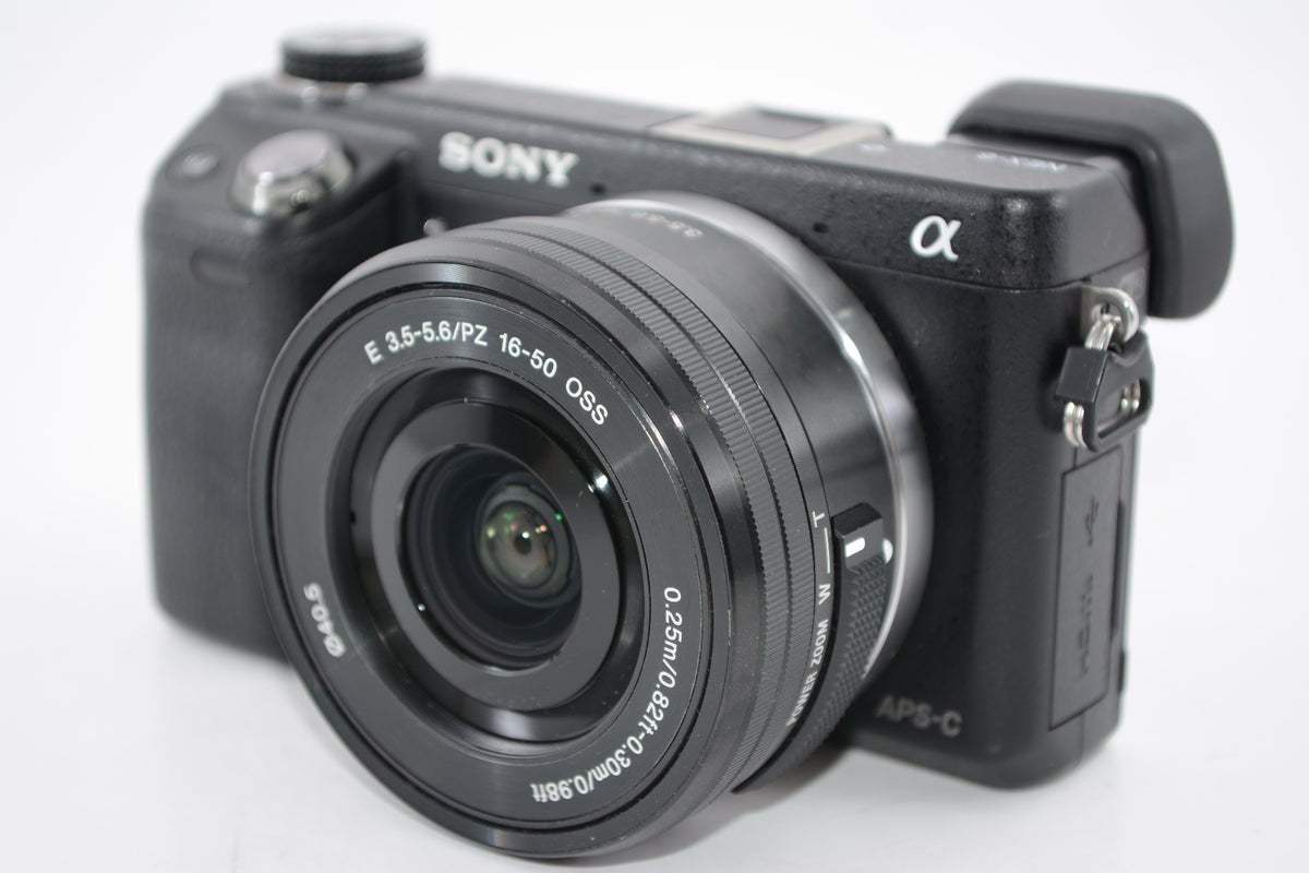 【外観並級】ソニー SONY ミラーレス一眼 α NEX-6 パワーズームレンズキット E PZ 16-50mm F3.5-5.6 OSS付属 NEX-6L/B