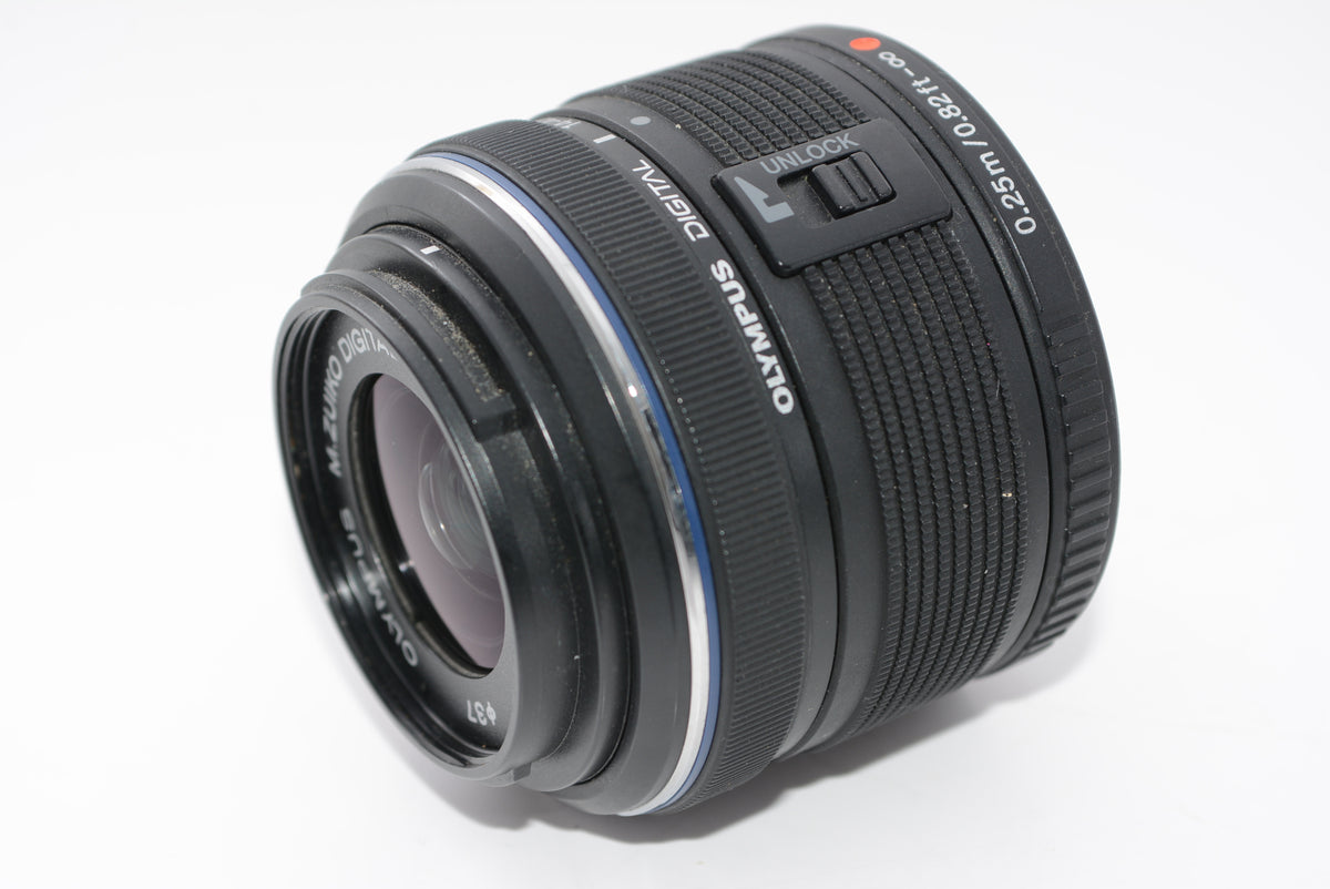 【外観並級】OLYMPUS 標準ズームレンズ M.ZUIKO DIGITAL 14-42mm F3.5-5.6 II ブラック