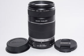 【外観並級】Canon 望遠レンズ EF-S55-250mm F4-5.6 IS