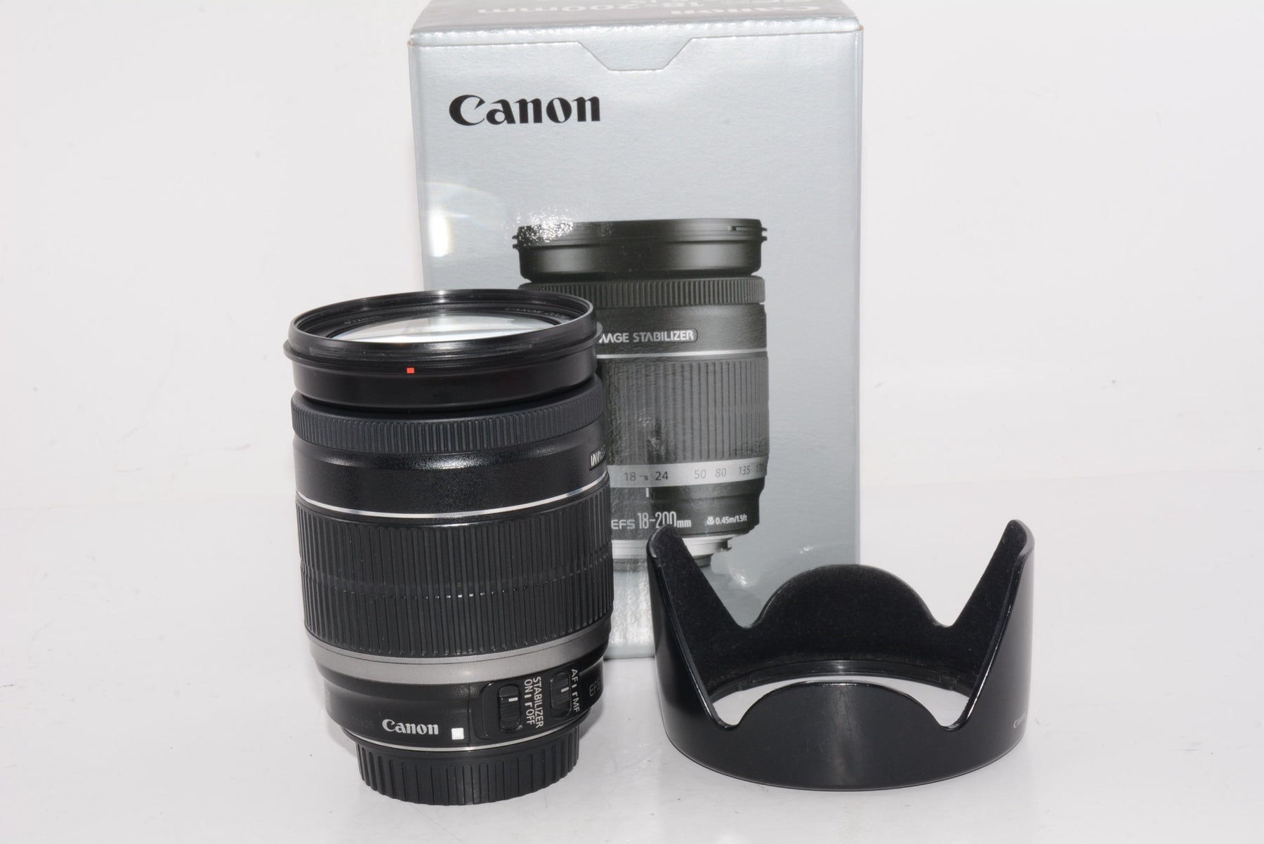 【外観並級】Canon 望遠ズームレンズ EF-S18-200mm F3.5-5.6 IS APS-C対応