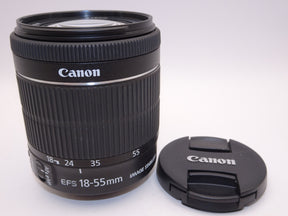 【外観特上級】Canon 標準ズームレンズ EF-S18-55mm F3.5-5.6 IS STM