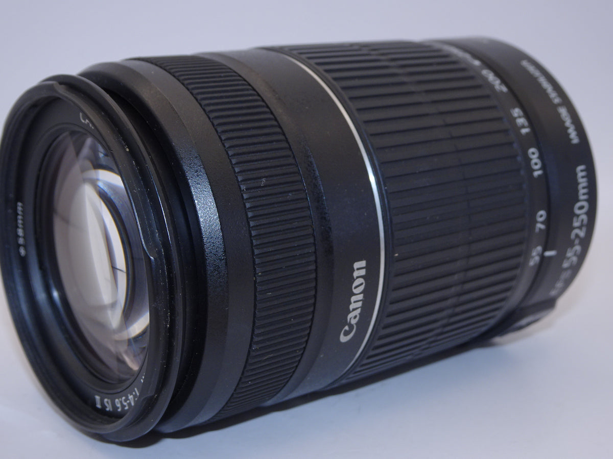 【外観特上級】Canon 望遠ズームレンズ EF-S55-250mm F4-5.6 IS II