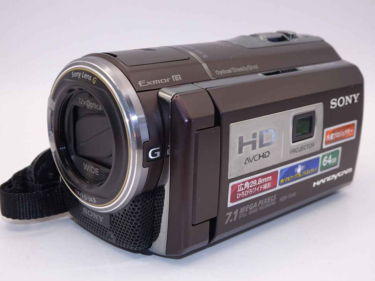 【外観特上級】ソニー SONY デジタルHDビデオカメラレコーダー PJ40V ブラウン