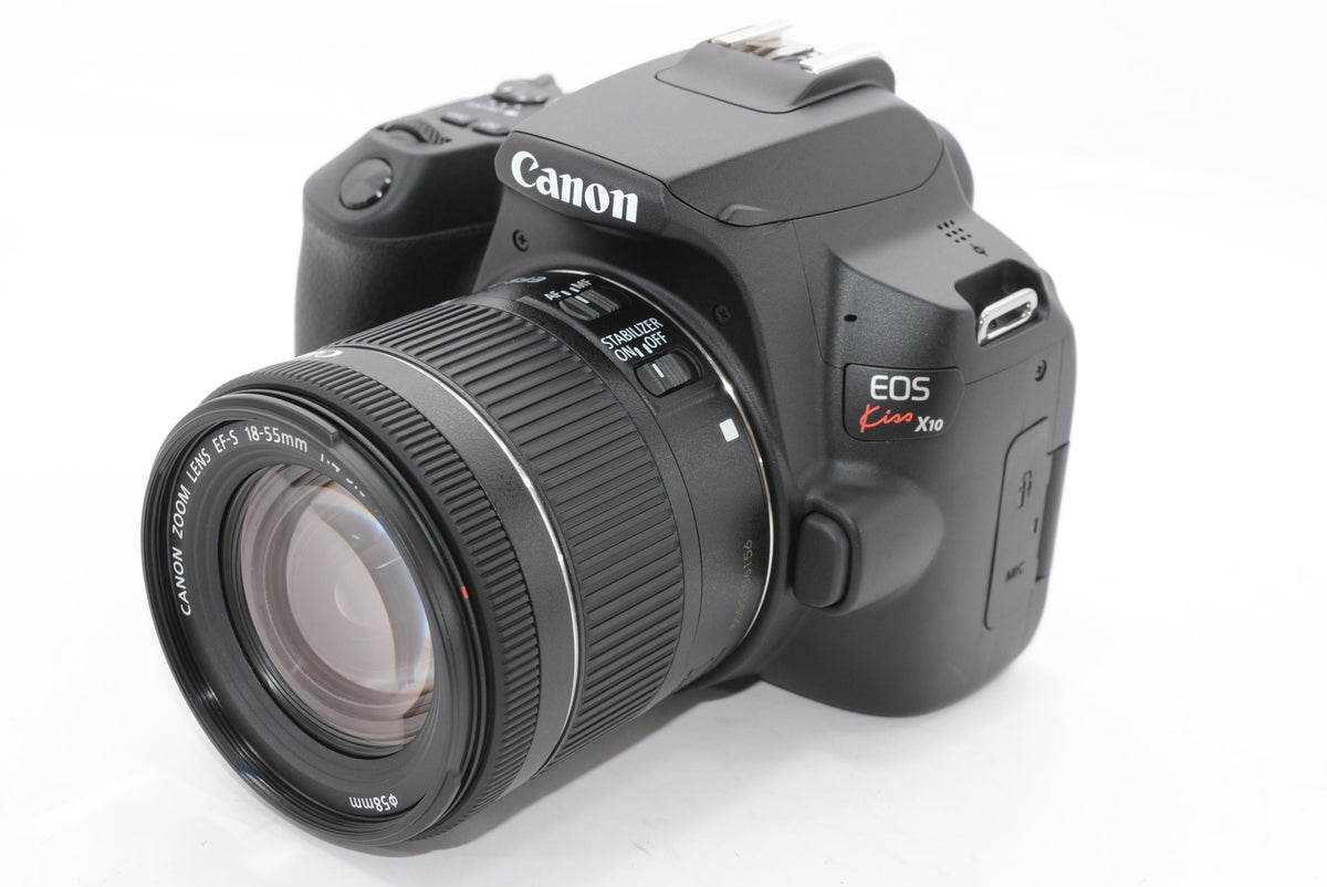 【開封未使用品】Canon デジタル一眼レフカメラ EOS Kiss X10 標準ズームキット ブラック