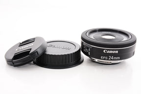 【外観特上級】Canon 単焦点広角レンズ EF-S24mm F2.8 STM APS-C対応 EF-S2428STM