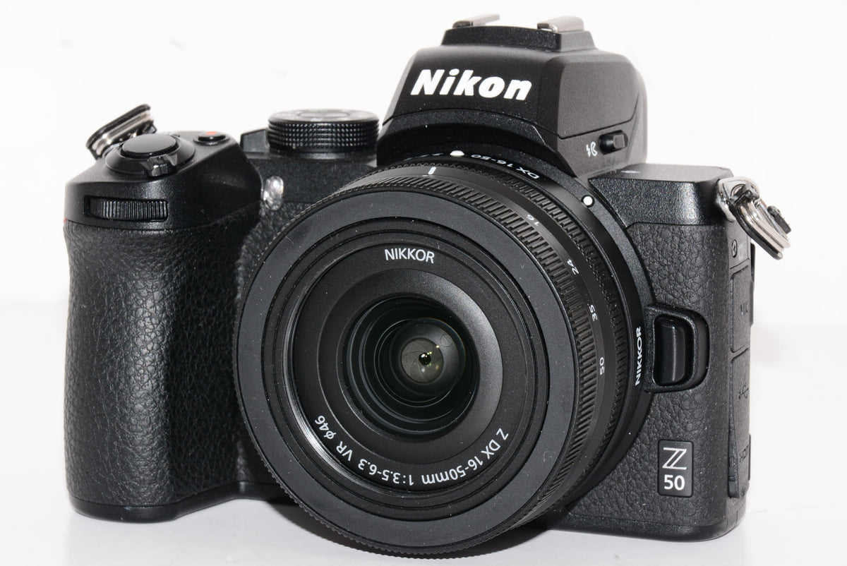 【外観特上級】Nikon ミラーレス一眼カメラ Z50 レンズキット NIKKOR Z DX 16-50mm f/3.5-6.3 VR付属 Z50LK16-50 ブラック