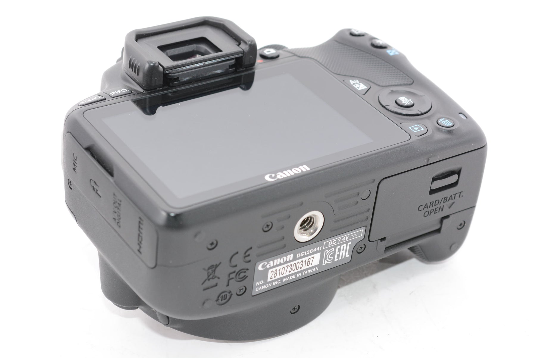 【外観特上級】Canon デジタル一眼レフカメラ EOS Kiss X7 ダブルズームキット EF-S18-55ｍｍ/EF-S55-250ｍｍ付属 KISSX7-WKIT