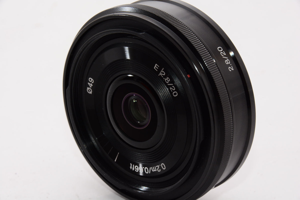 【外観特上級】ソニー SONY 単焦点レンズ E 20mm F2.8 ソニー Eマウント用 APS-C専用 SEL20F28