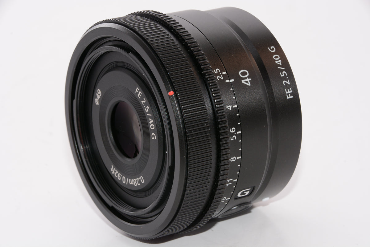 【外観特上級】ソニー フルサイズ対応単焦点レンズ SEL40F25G FE 40mm F2.5 G