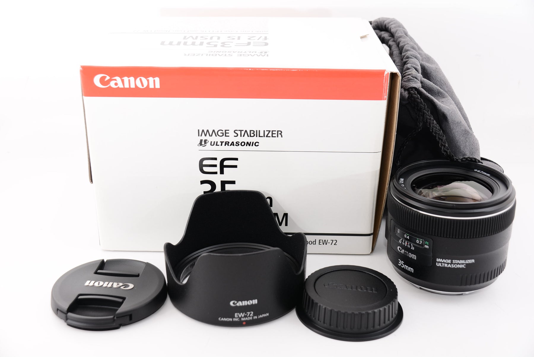 【外観特上級】Canon 単焦点レンズ EF35mm F2 IS USM フルサイズ対応