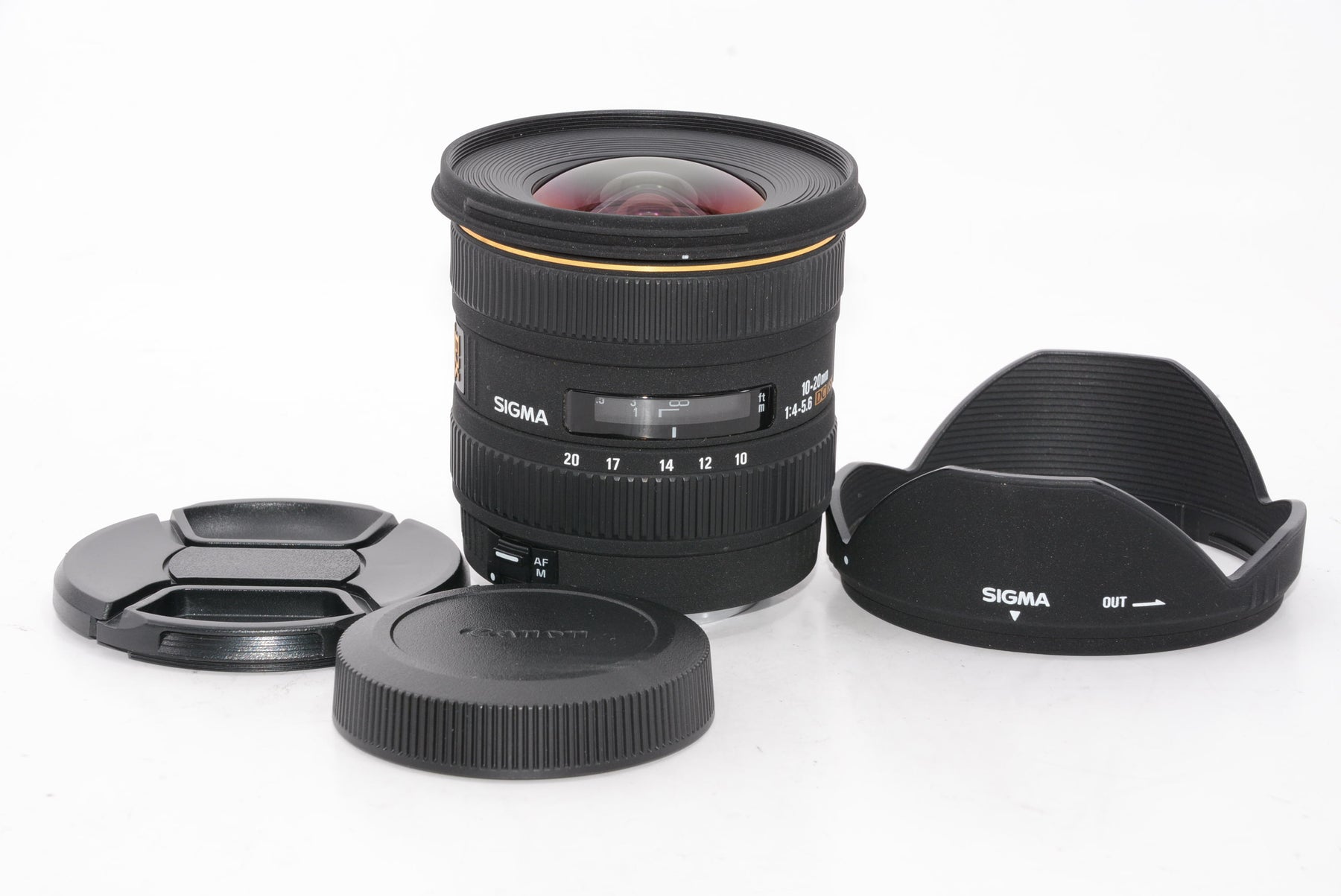 【外観特上級】SIGMA 超広角ズームレンズ 10-20mm F4-5.6 EX DC HSM キヤノン用 APS-C専用 201272