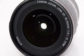 【外観特上級】Canon 広角ズームレンズ EF16-35mm F4L IS USM フルサイズ対応 EF16-3540LIS