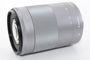 【外観特上級】Canon 望遠ズームレンズ EF-M55-200mm F4.5-6.3 IS STM(シルバー) ミラーレス専用 EF-M55-200ISSTMSL