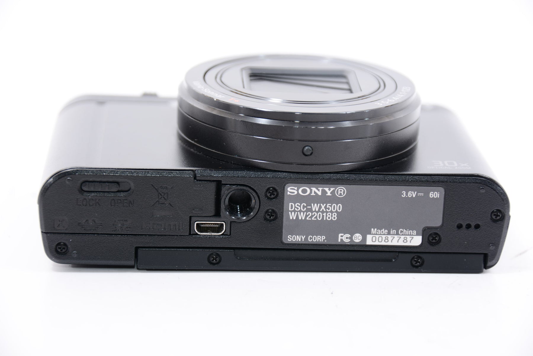 【外観特上級】ソニー SONY デジタルカメラ DSC-WX500 光学30倍ズーム 1820万画素 ブラック Cyber-shot DSC-WX500 BC