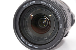 【外観特上級】SIGMA 標準ズームレンズ 17-50mm F2.8 EX DC OS HSM ニコン用 APS-C専用 583552