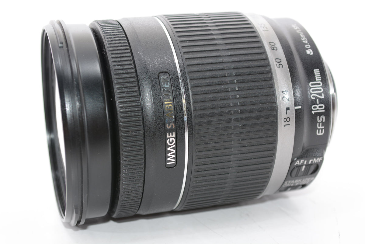 【外観並級】Canon 望遠ズームレンズ EF-S18-200mm F3.5-5.6 IS APS-C対応