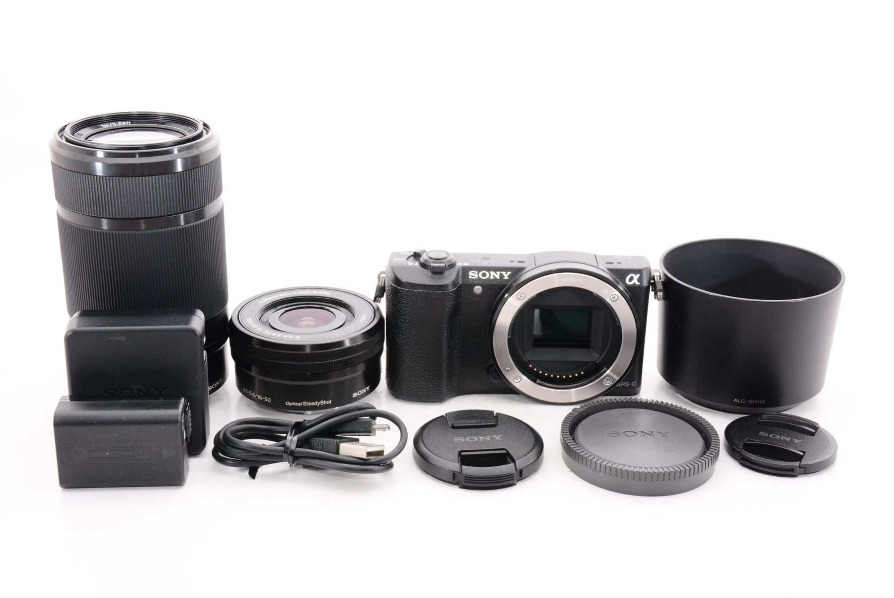SONY ソニー SONY α5100 16-50mm レンズキット ミラーレス 一眼 カメラ ブラック デジタル一眼カメラ