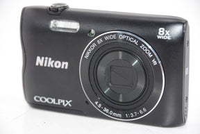 【外観特上級】Nikon デジタルカメラ COOLPIX A300 光学8倍ズーム 2005万画素 ブラック A300BK