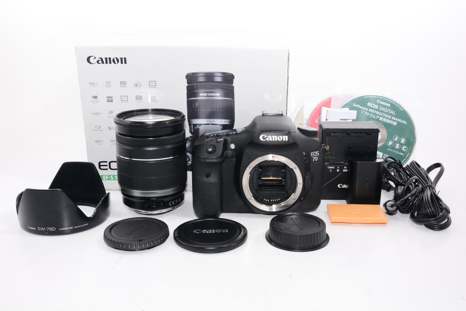 オススメ】Canon デジタル一眼レフカメラ EOS 7D レンズキット EF-S18