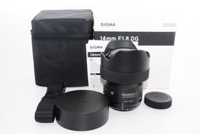 【外観特上級】SIGMA 単焦点超広角レンズ Art 14mm F1.8 DG HSM ニコン用 フルサイズ対応