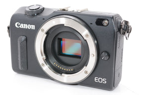 【外観並級】Canon ミラーレス一眼カメラ EOS Kiss M2 ボディー ブラック KISSM2BK-BODY