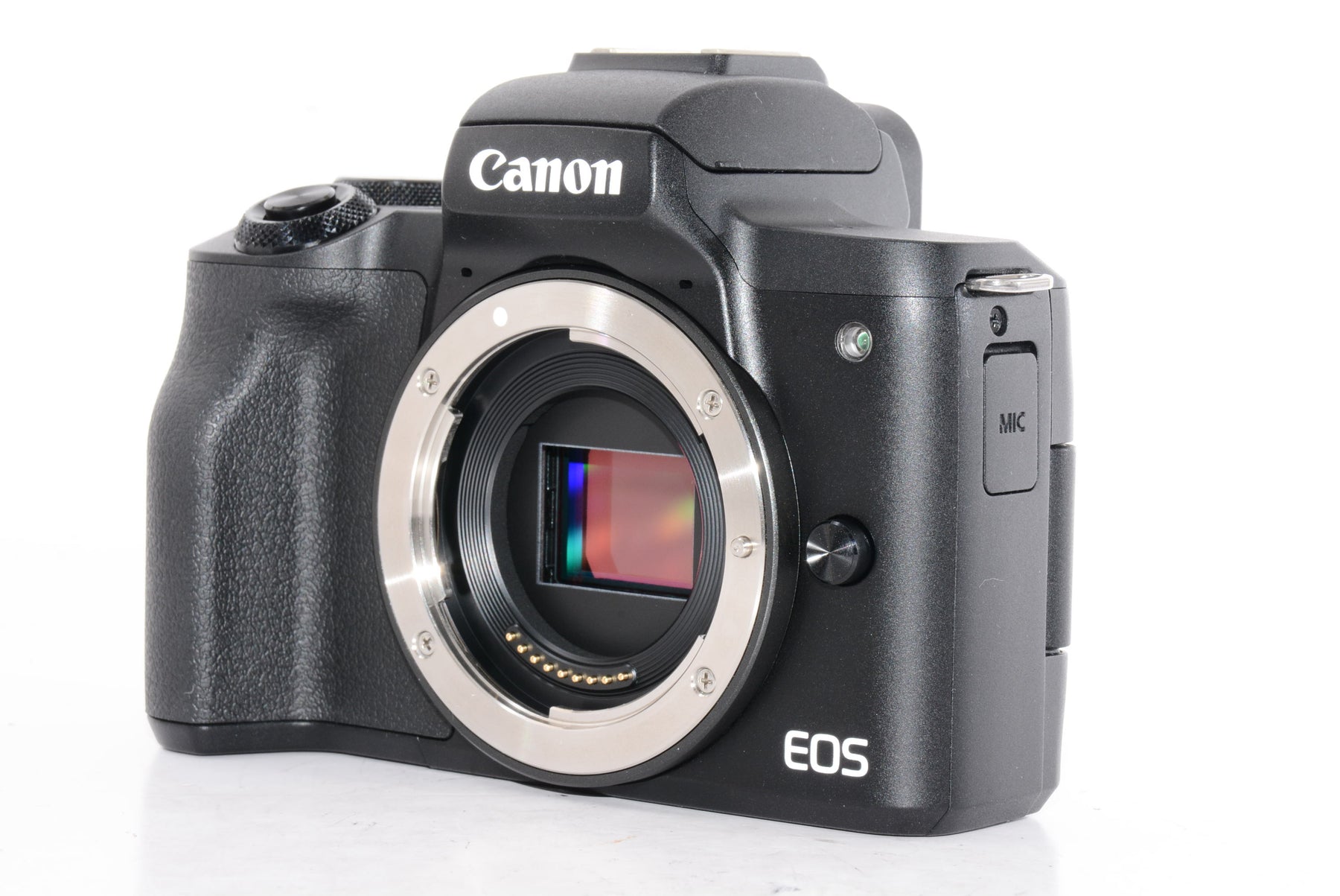 【外観特上級】Canon ミラーレス一眼カメラ EOS Kiss M2 標準ズームレンズキット ブラック KISSM2BK-1545