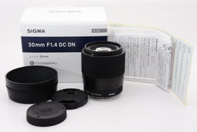 【外観特上級】SIGMA 30mm F1.4 DC DN | Contemporary C016 | Micro Four Thirds | ミラーレス専用