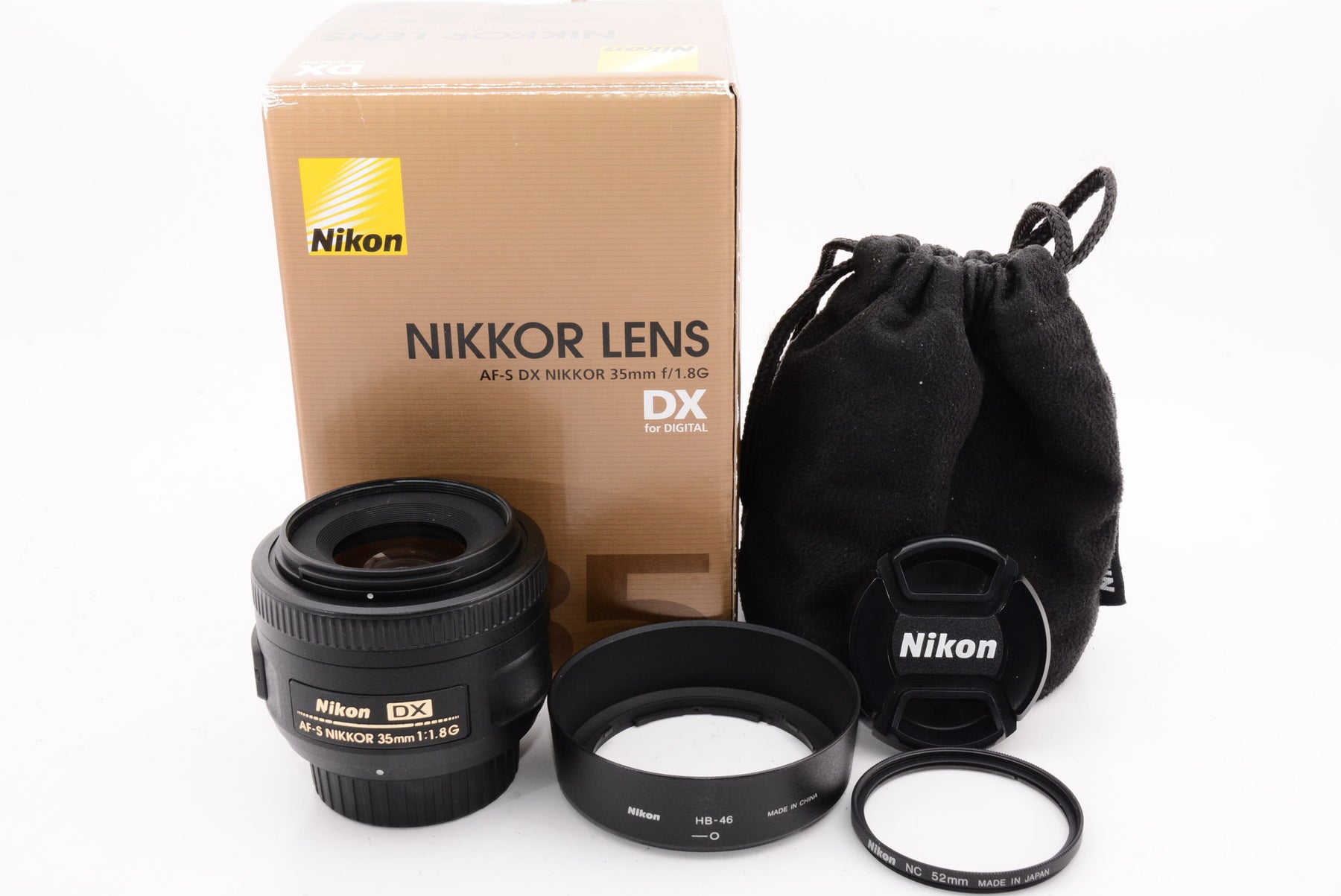 【外観特上級】Nikon 単焦点レンズ AF-S DX NIKKOR 35mm f/1.8G ニコンDXフォーマット専用