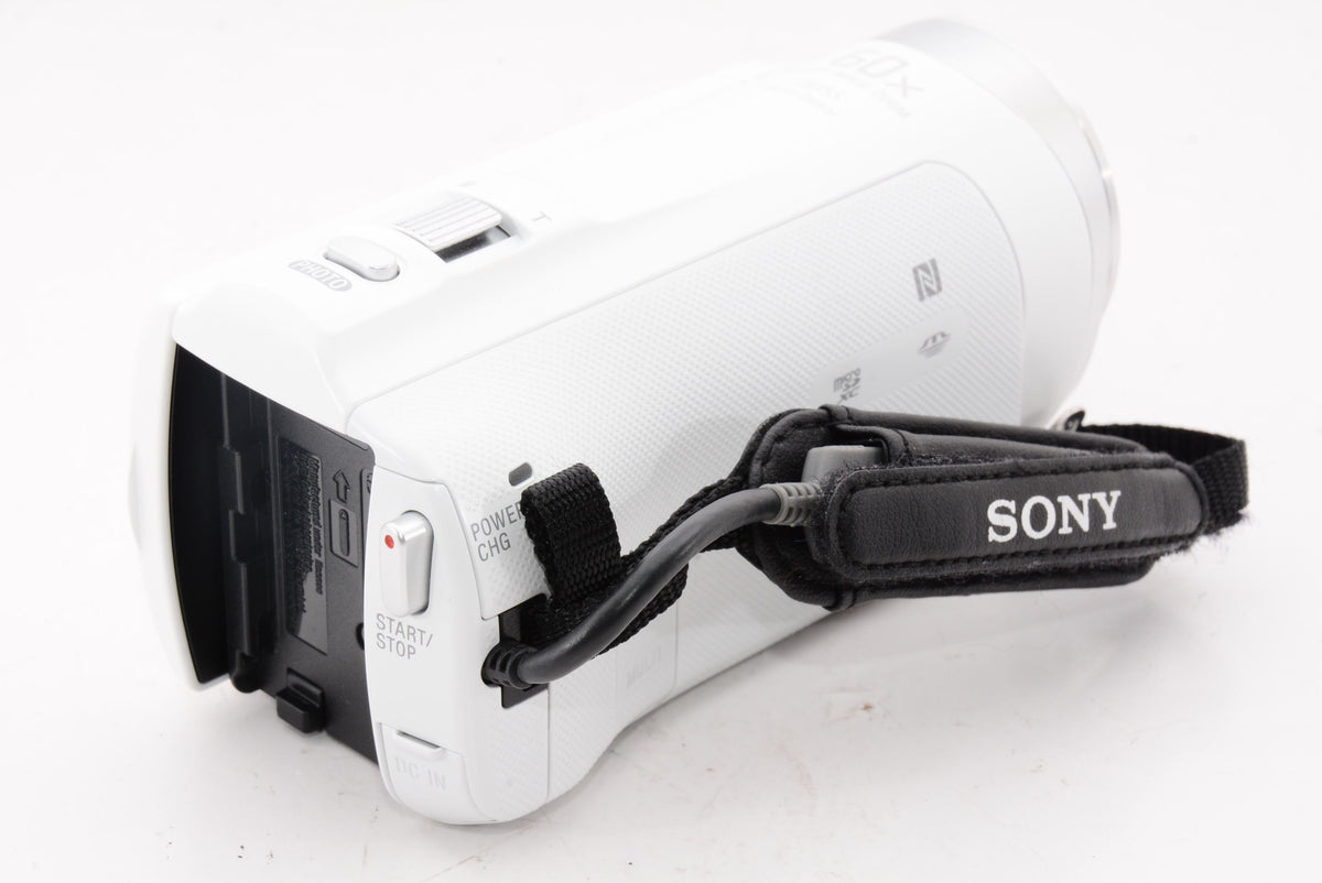 【外観特上級】ソニー SONY ビデオカメラ HDR-CX485 32GB  光学30倍 ホワイト Handycam HDR-CX485 WC