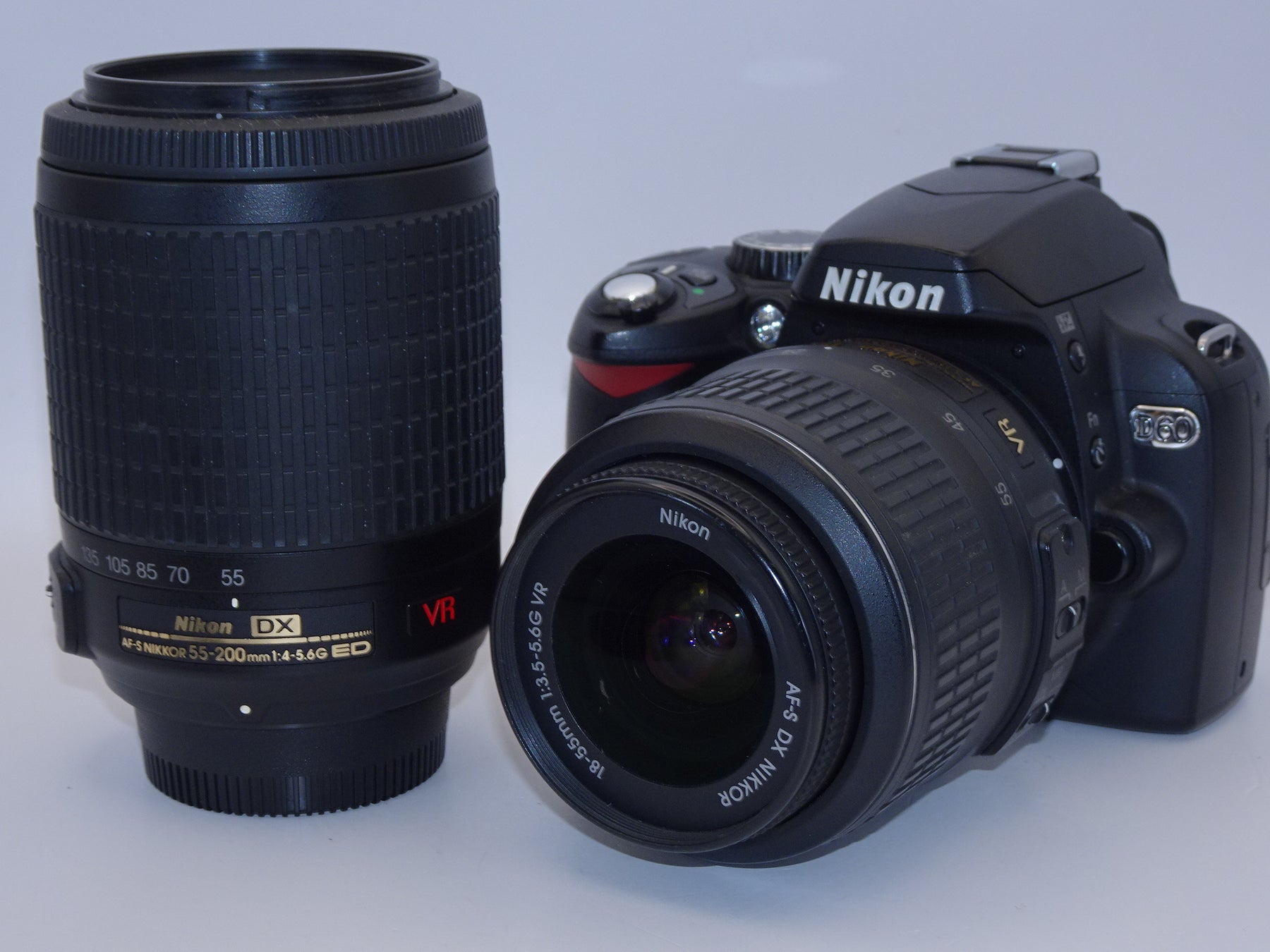【外観特上級】Nikon デジタル一眼レフカメラ D60 ダブルズームキット