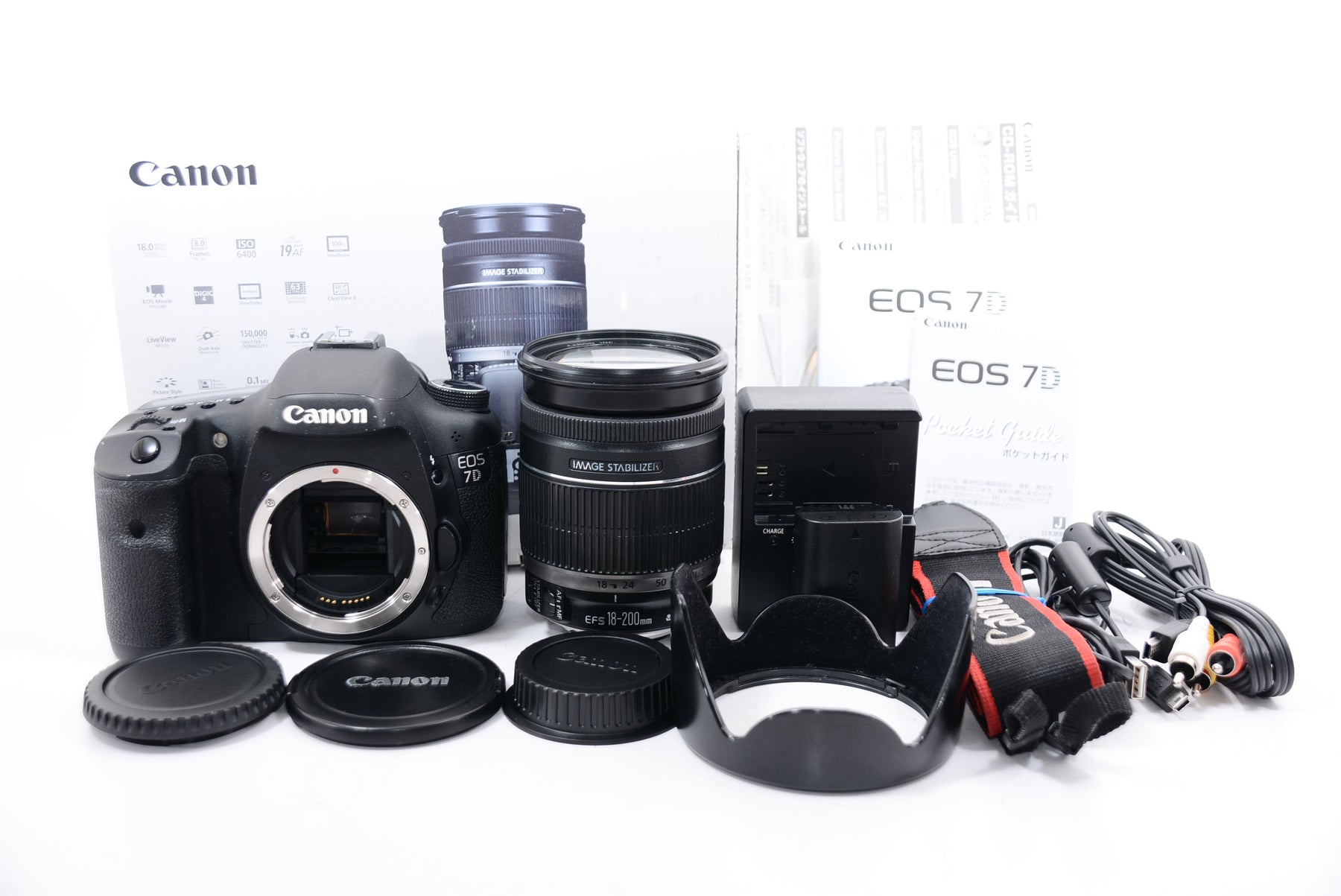 【オススメ】Canon デジタル一眼レフカメラ EOS 7D レンズキット EF-S18-200mm F3.5-5.6 IS  EOS7D18200ISLK