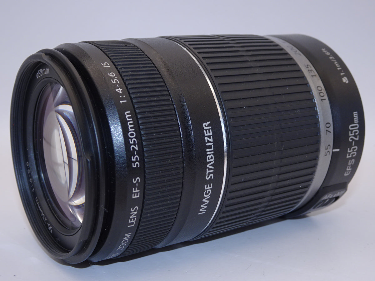 【外観特上級】Canon 望遠レンズ EF-S55-250mm F4-5.6 IS