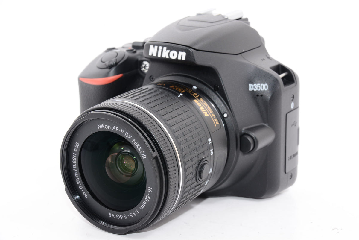 【外観特上級】Nikon デジタル一眼レフカメラ D3500 AF-P 18-55 VR レンズキット D3500LK