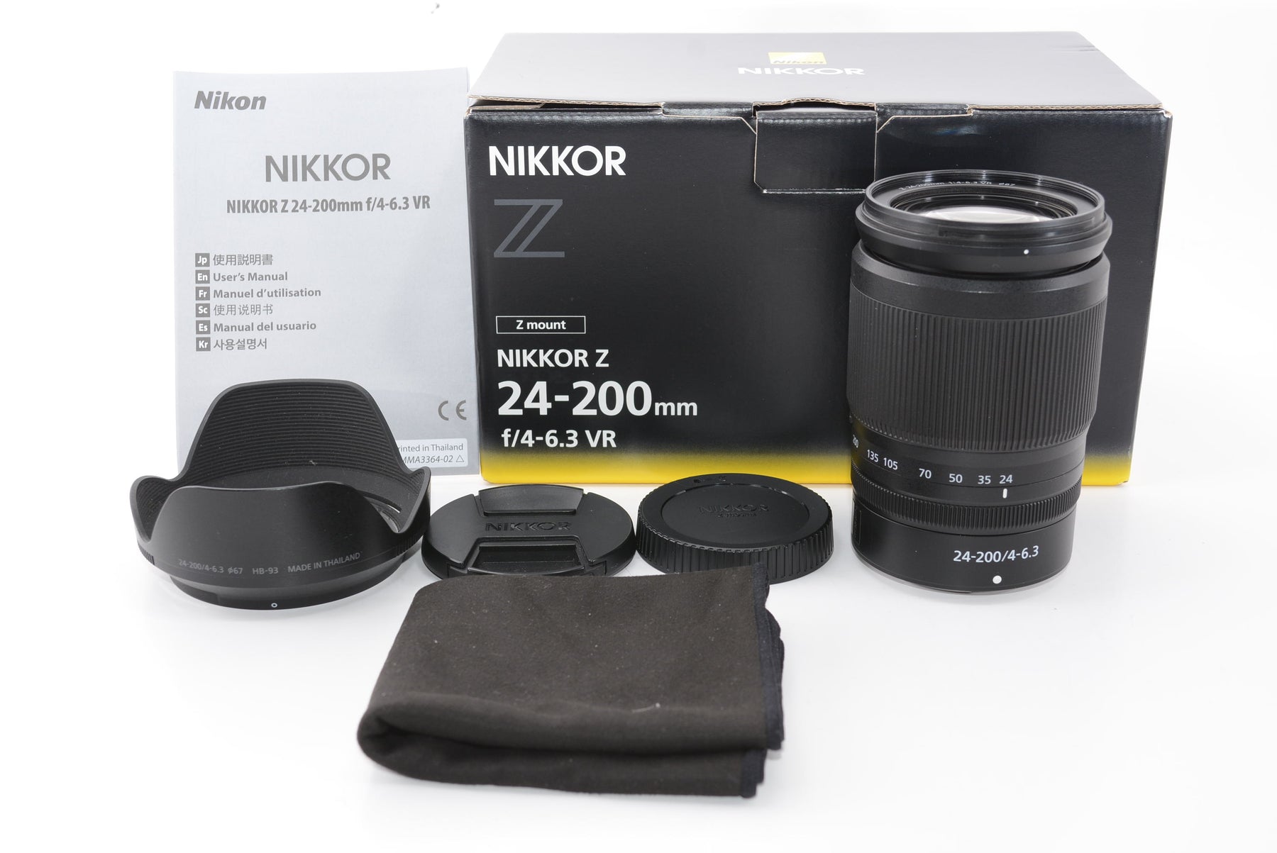 外観特上級】Nikon 高倍率ズームレンズ NIKKOR Z 24-200mm f/4-6.3 VR