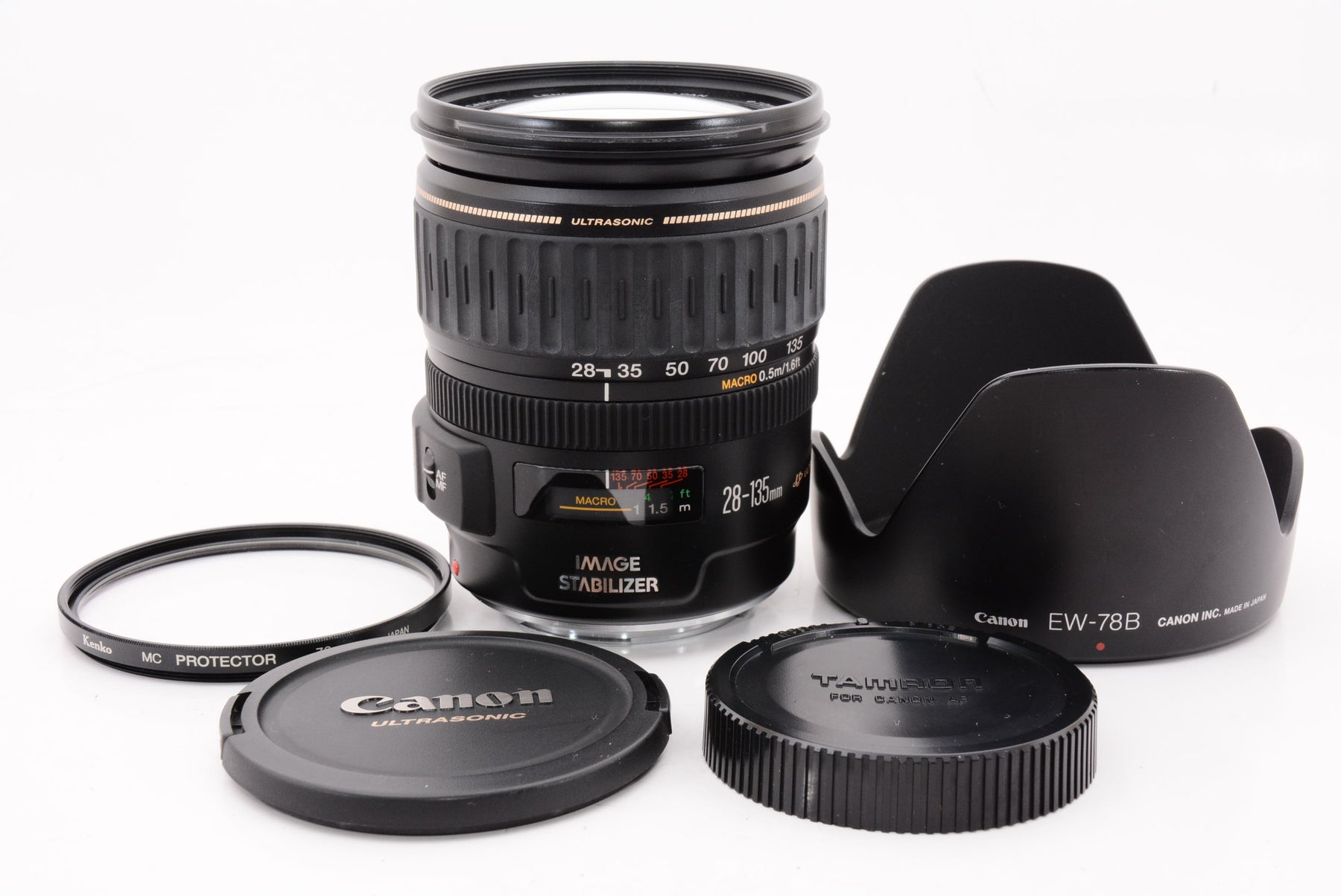 【外観特上級】Canon 標準ズームレンズ EF28-135mm F3.5-5.6 IS USM フルサイズ対応