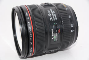 【外観特上級】Canon 標準ズームレンズ EF24-70mm F2.8L USM フルサイズ対応