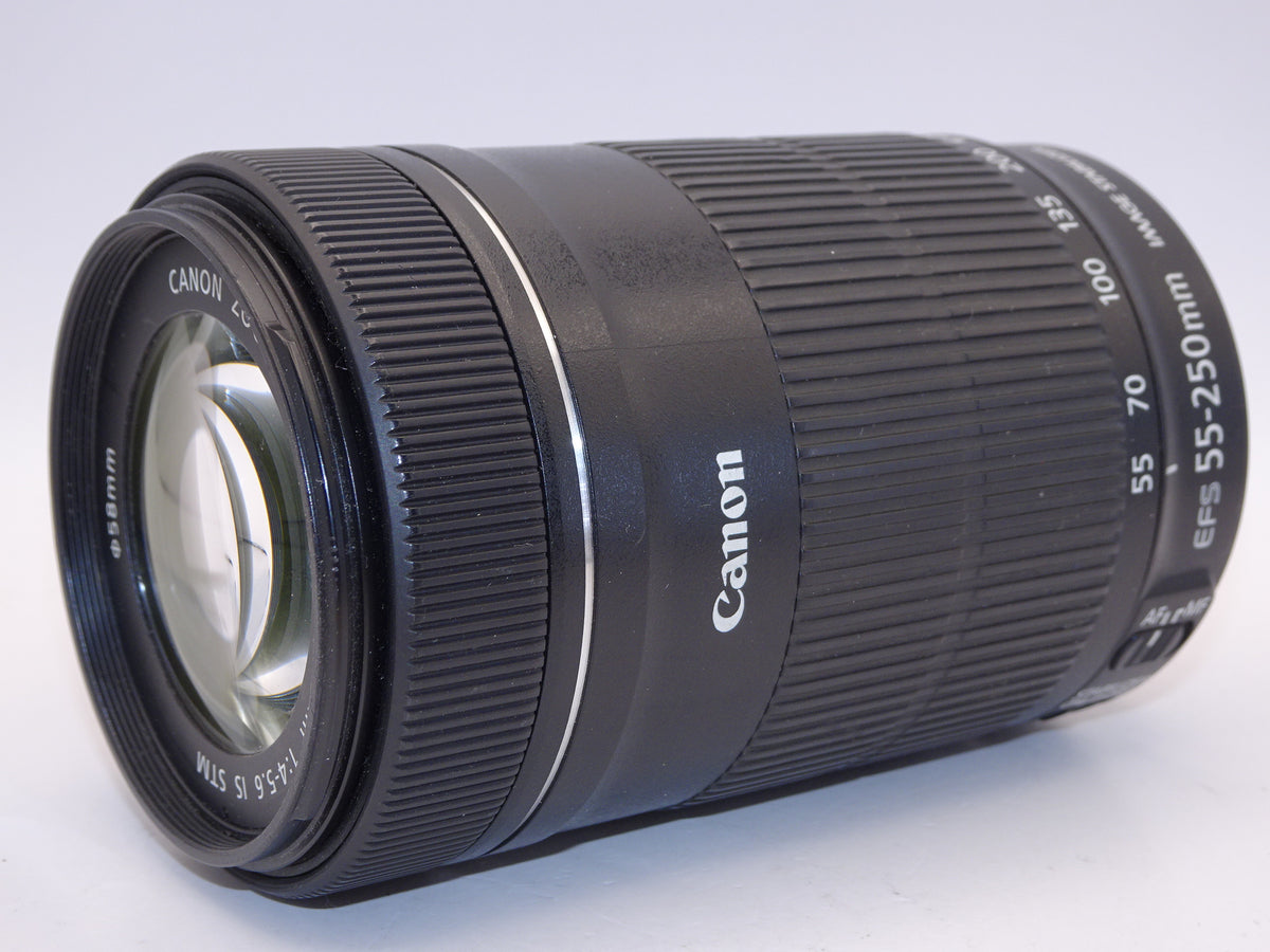 【外観特上級】Canon 望遠ズームレンズ EF-S55-250mm F4-5.6 IS STM