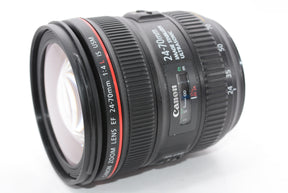 【外観並級】Canon 標準ズームレンズ EF24-70mm F4 L IS USM フルサイズ対応