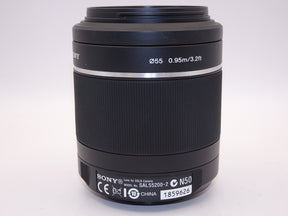 【外観特上級】SONY ソニー 55-200mm F4-5.6 SAM DT 望遠ズームレンズ