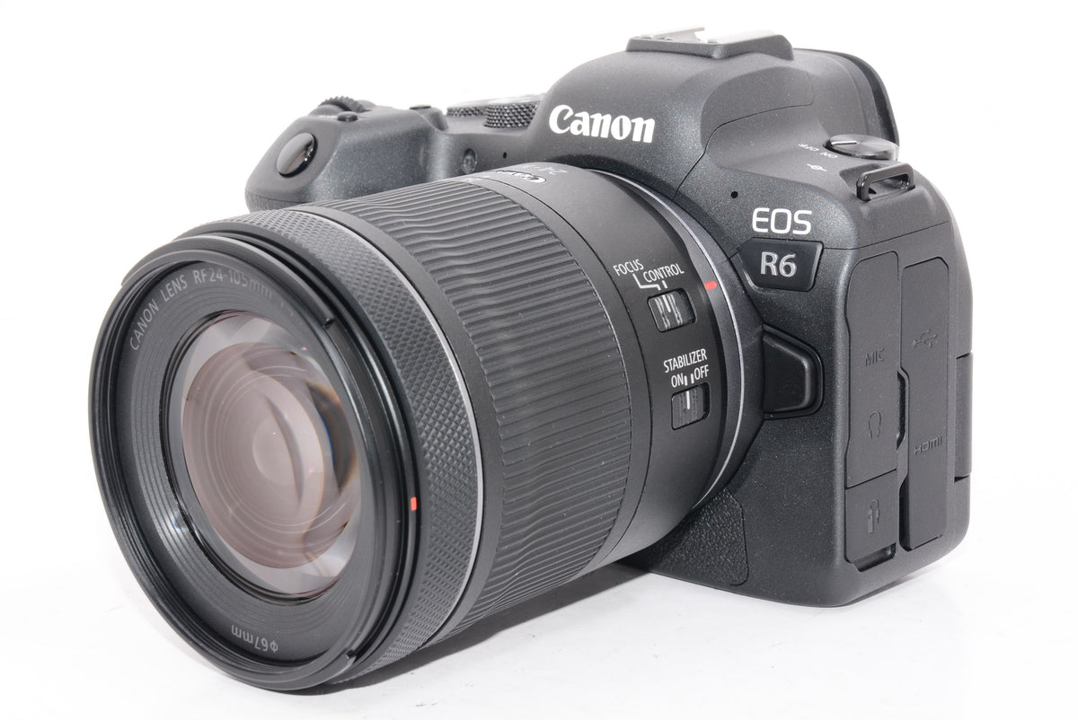 【外観特上級】Canon ミラーレス一眼カメラ EOS R6 RF24-105 IS STM レンズキット EOSR6-24105ISSTMLK