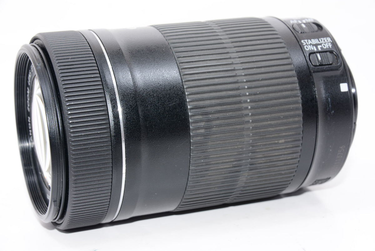 【外観特上級】Canon 望遠ズームレンズ EF-S55-250mm F4-5.6 IS STM APS-C対応 EF-S55-250ISSTM