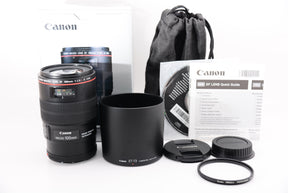 【ほぼ新品】Canon 単焦点マクロレンズ EF100mm F2.8L マクロ IS USM フルサイズ対応