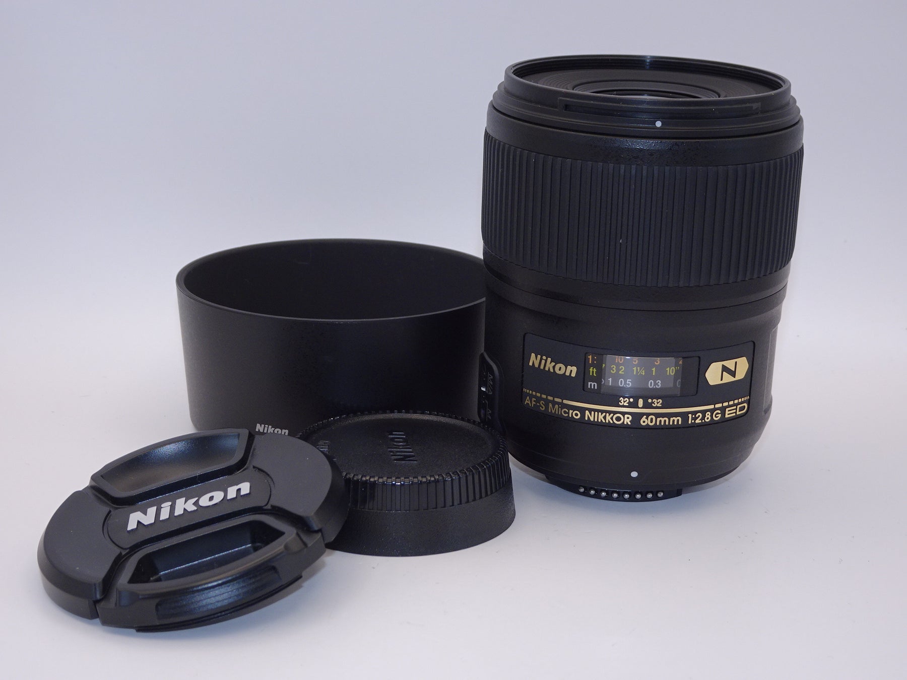 【外観特上級】Nikon 単焦点マイクロレンズ AF-S  Micro 60mm f/2.8G ED