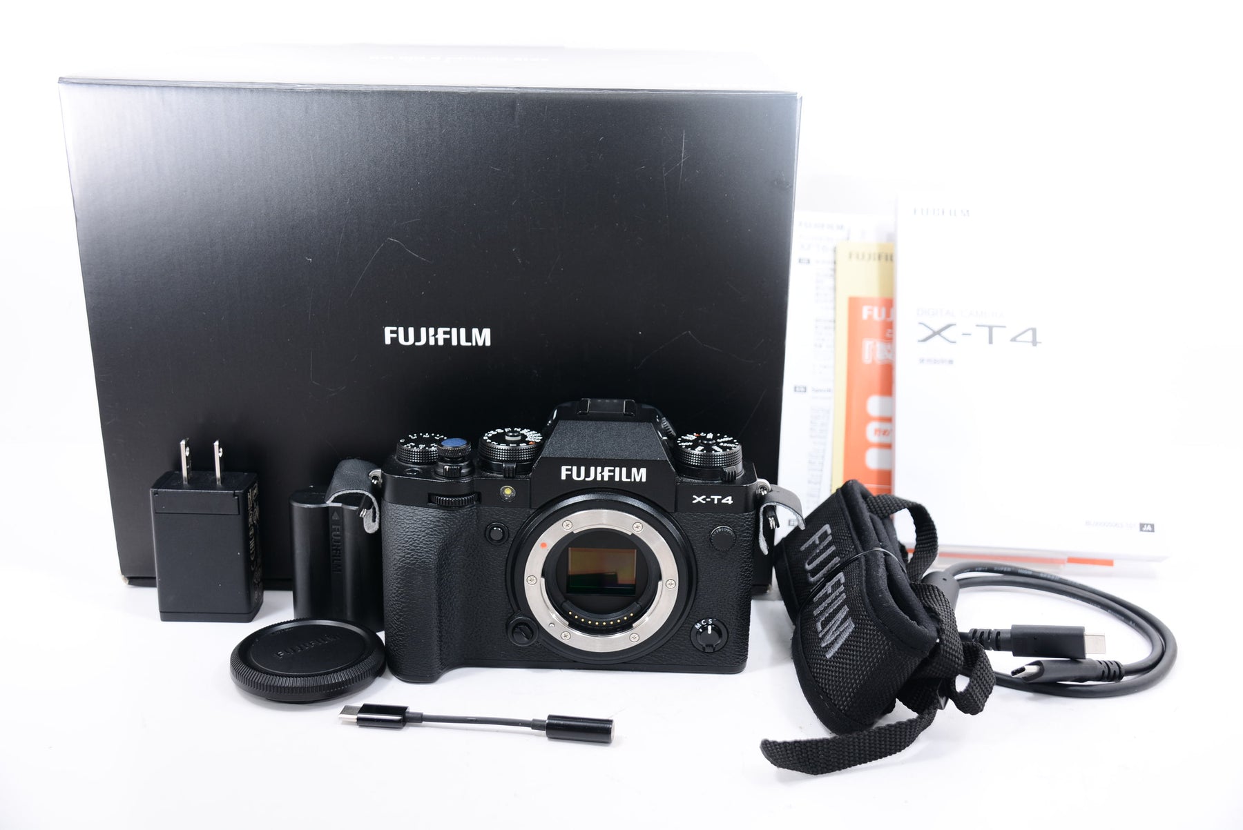 【外観特上級】FUJIFILM ミラーレス一眼カメラ X-T4ボディ ブラック X-T4-B