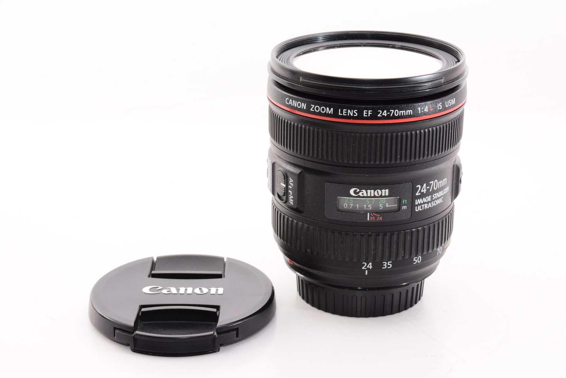 新品級！Canon 標準ズームレンズ EF24-70mm F4 L IS USM