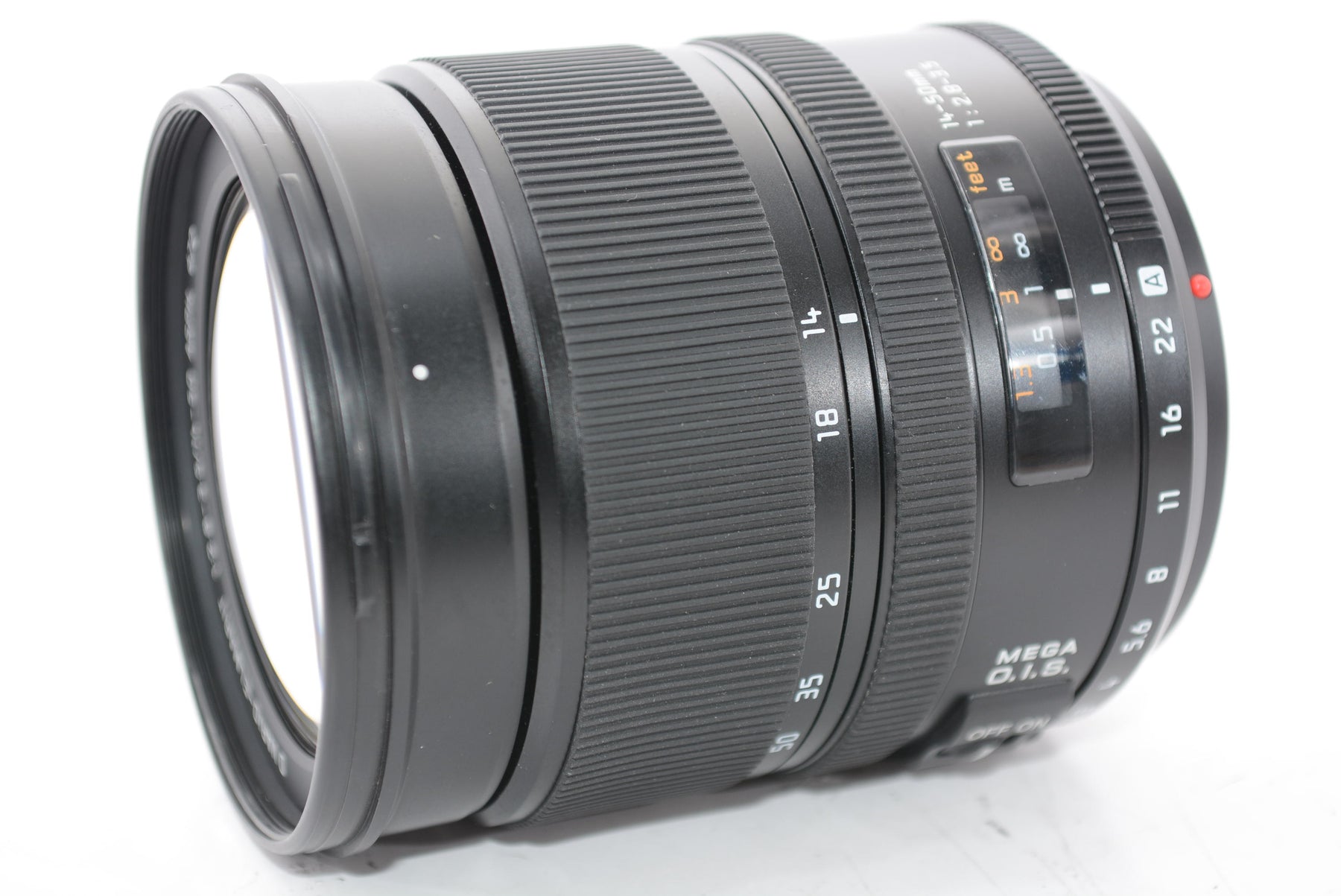 【外観並級】パナソニック 標準ズームレンズ フォーサーズ用 ライカ D VARIO-ELMARIT 14-50mm F2.8-3.5 ASPH. L-ES01405