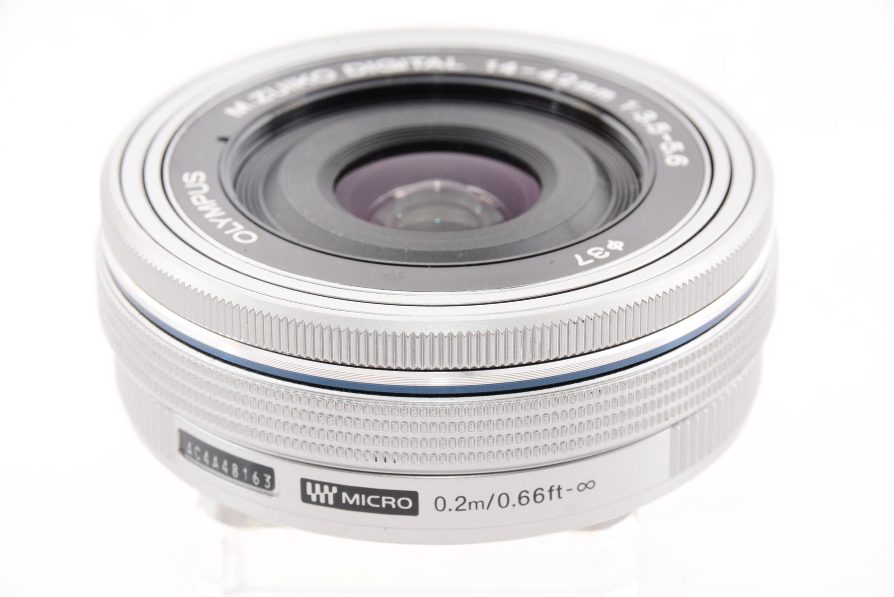 【外観特上級】OLYMPUS 電動式パンケーキズームレンズ M.ZUIKO DIGITAL ED 14-42mm F3.5-5.6 EZ SLV