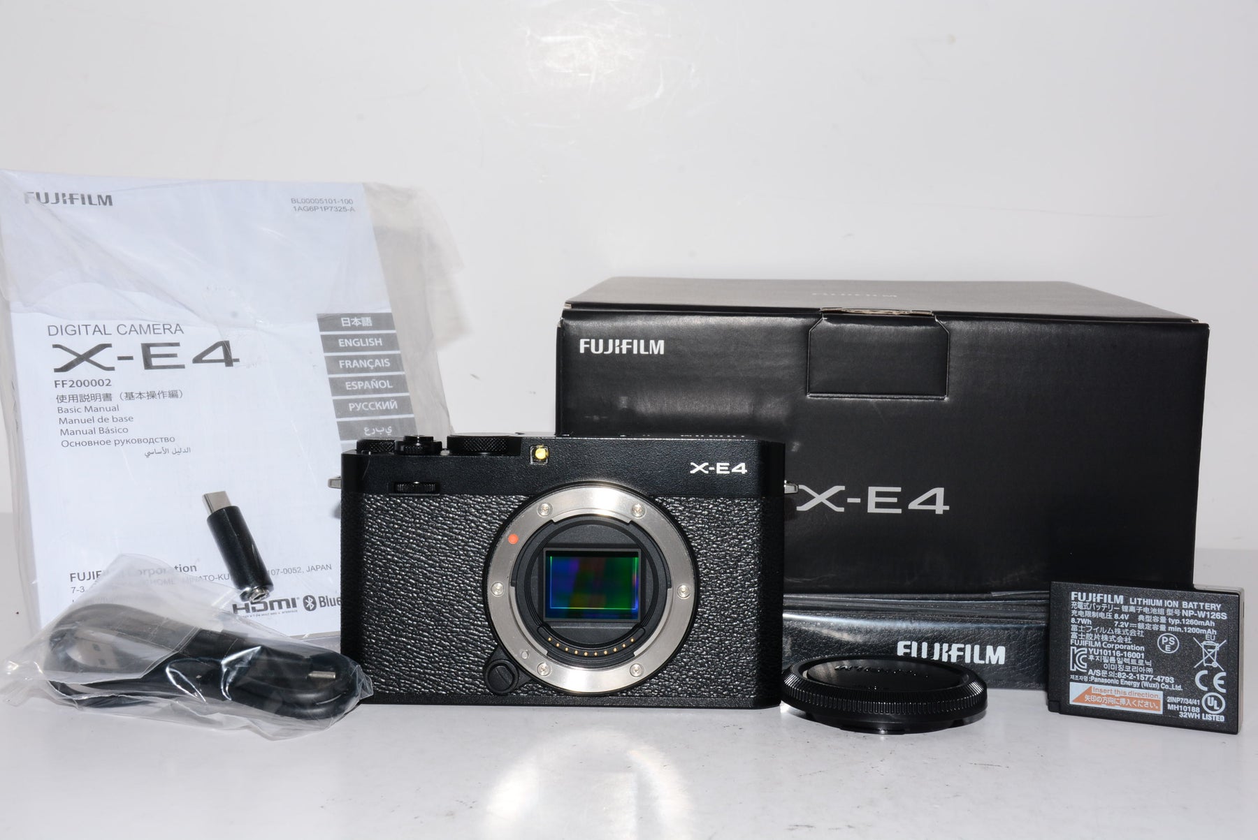 【外観特上級】富士フイルム ミラーレスデジタルカメラ X-E4 ボディ ブラック F X-E4-B