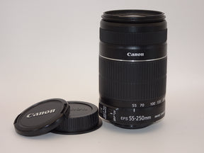 【外観特上級】Canon 望遠ズームレンズ EF-S55-250mm F4-5.6 IS II