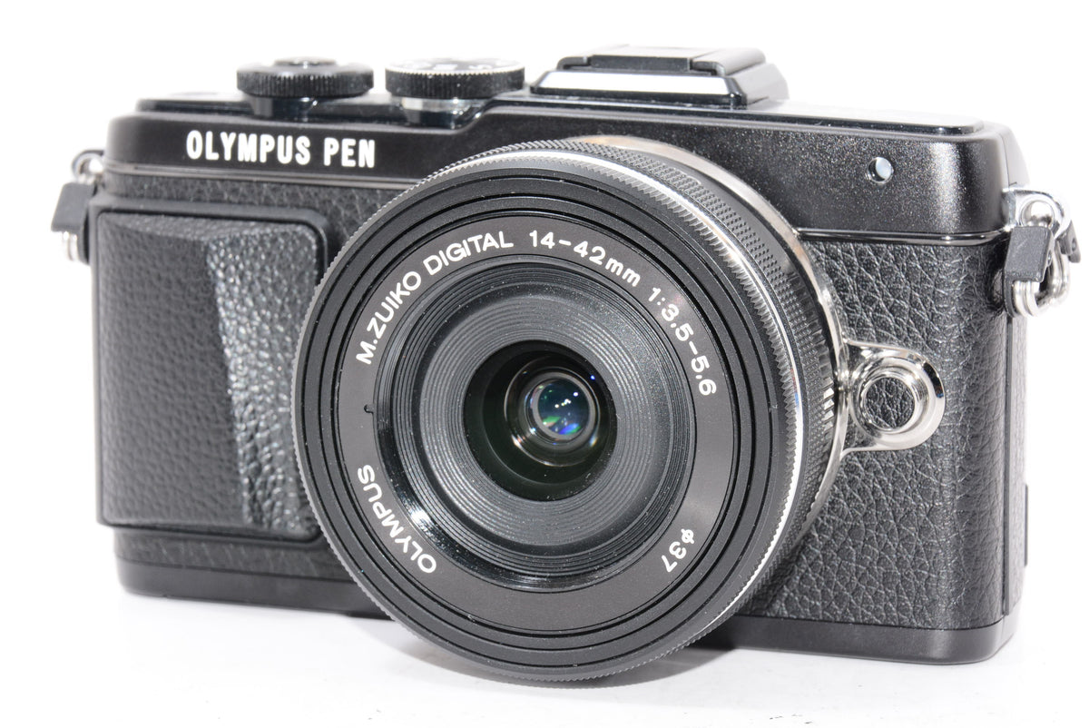 【外観特上級】OLYMPUS PEN Lite E-PL7 14-42mm EZレンズキット ブラック ミラーレス一眼 E-PL7 EZ LKIT BLK